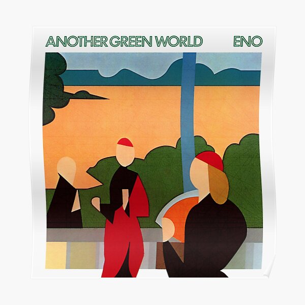 Brian Eno Another Green World Poster