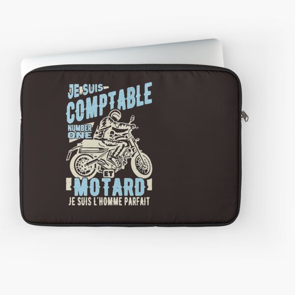 Housses D Ordinateur Sur Le Theme Motard Redbubble