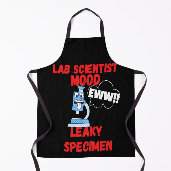 Item preview, LAB SCIENTIST MOOD CARTOON MICROSCOPE EWW!! LEAKY SPECIMEN FUNNY MEDICAL LABORATORY SCIENTIST  designed and sold by Hippiesole.