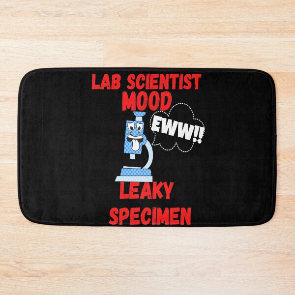 Item preview, LAB SCIENTIST MOOD CARTOON MICROSCOPE EWW!! LEAKY SPECIMEN FUNNY MEDICAL LABORATORY SCIENTIST  designed and sold by Hippiesole.