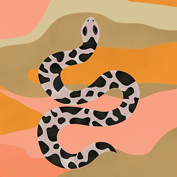 Aperçu de l'œuvre Serpent python de TheaDesign