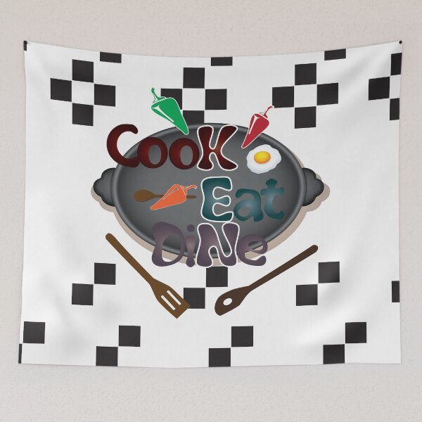 Item preview, Eat Cook Dine designed and sold by Kavie1970.