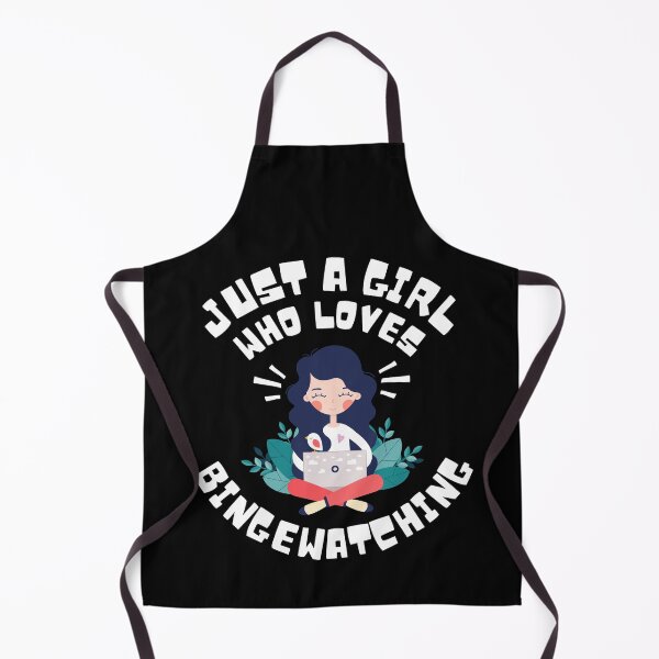 Item preview, Just a Girl Who Loves Binge Watching Gift Essential Binge Watching T-Shirt designed and sold by Shirtilike.