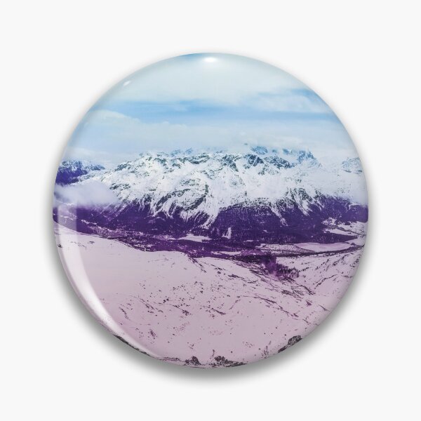 Item preview, Saint Moritz pink mountains designed and sold by 5hir.