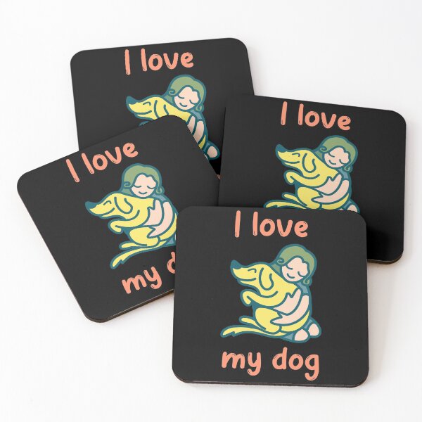 Item preview, I Love My Dog designed and sold by Rebend.