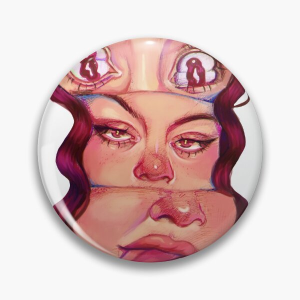 Item preview, Trippy face split  designed and sold by Yulecuteart.