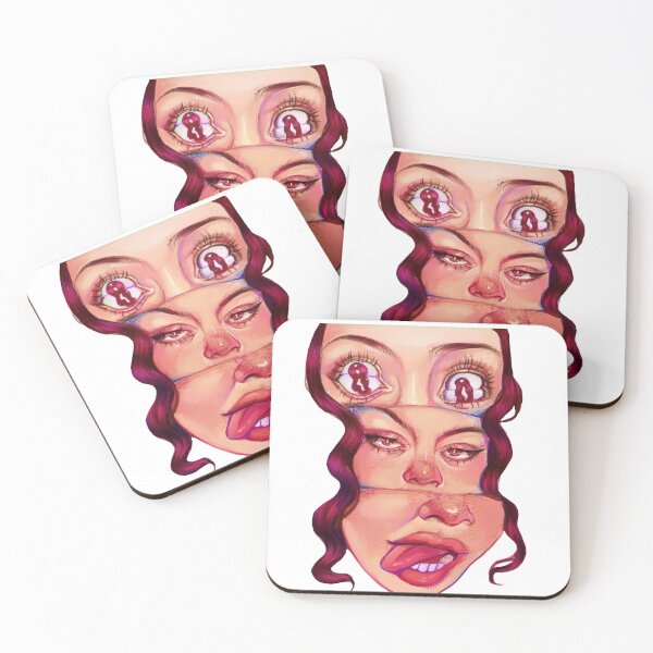 Item preview, Trippy face split  designed and sold by Yulecuteart.