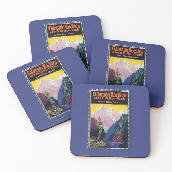Item preview, Vintage Framed Art of Colorado Rockies  designed and sold by SoldierAlways.