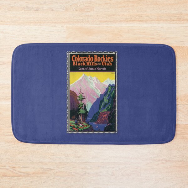 Item preview, Vintage Framed Art of Colorado Rockies  designed and sold by SoldierAlways.