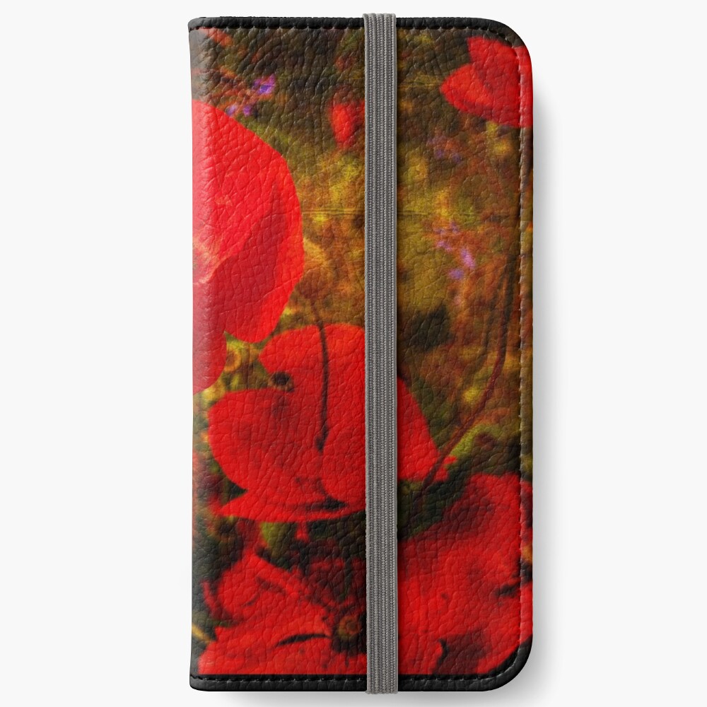 Poppies iPhone Wallet