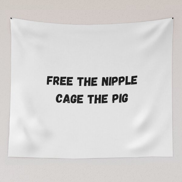 Item preview, Free the Nipple Cage  designed and sold by TeaAndPrints.