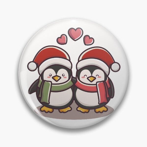 Artikelvorschau, Ich liebe dich - Valentinstag - Weihnachtspinguin entworfen und verkauft von TransFoto.