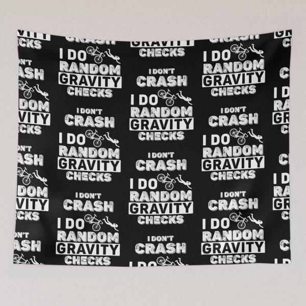 Item preview, Gravity Checks Cycopath - Funny Cycling Lover Pun designed and sold by Scratches Tees.