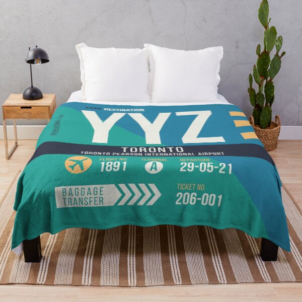 Item preview, Toronto (YYZ) Airport Code Baggage Tag designed and sold by SLAG-Creative.