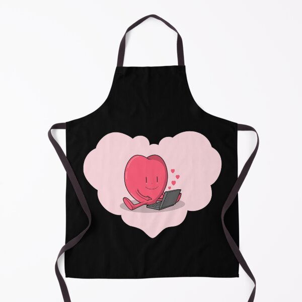 Item preview, Heart On Laptop for Valentine's Day designed and sold by Rebend.