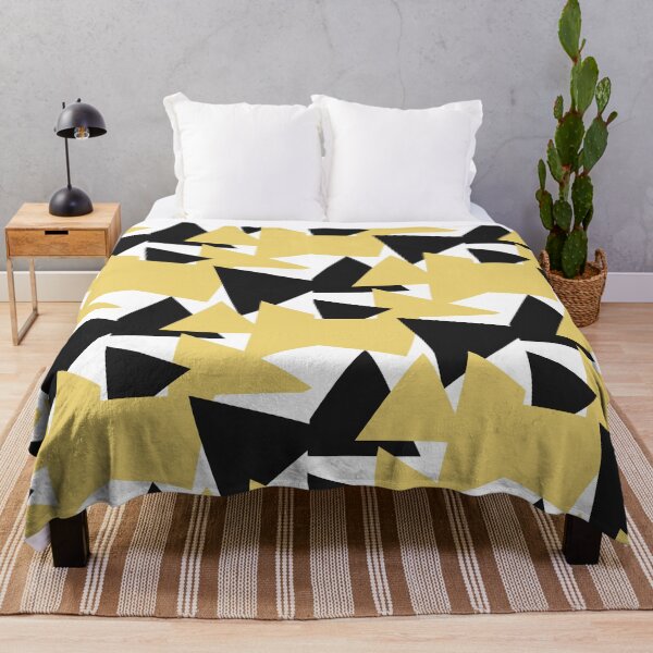 Item preview, Black & Gold Geo Graphic Pattern designed and sold by LittleIconShop.