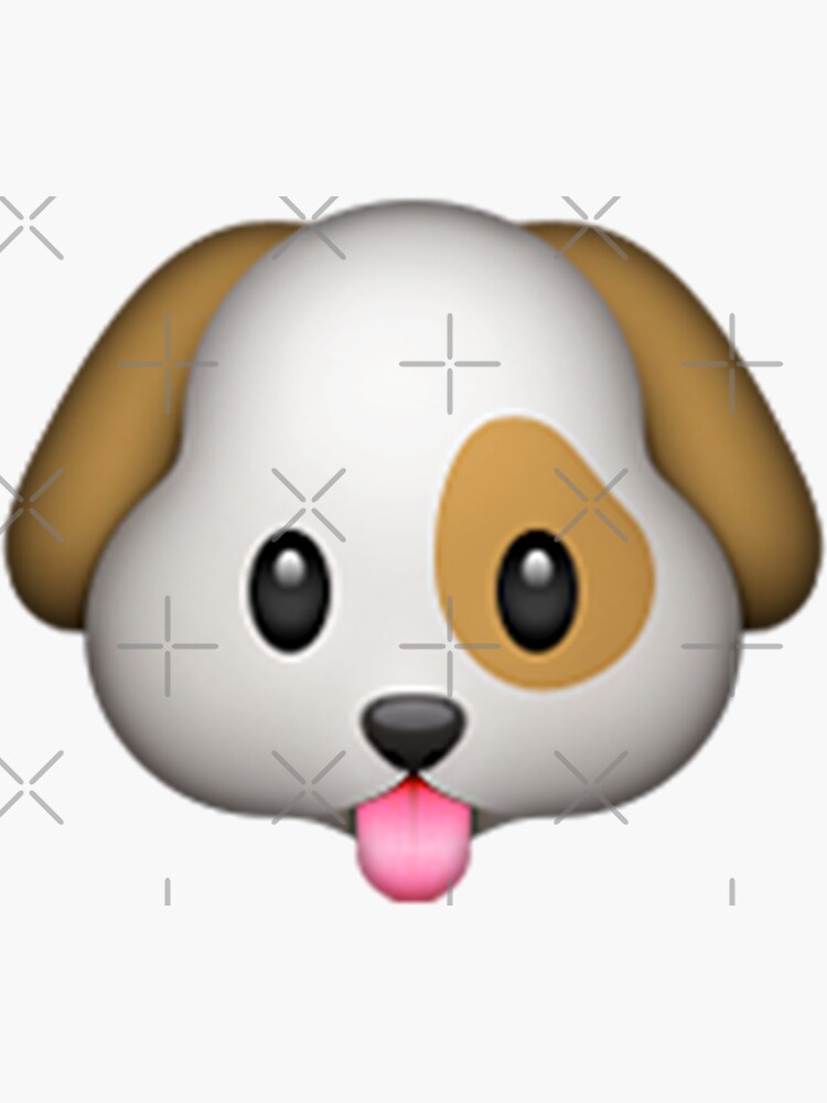 "Emoji Dog" Sticker by animalz | Redbubble