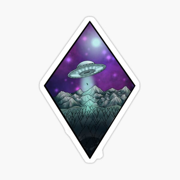 Forest Abduction Sticker