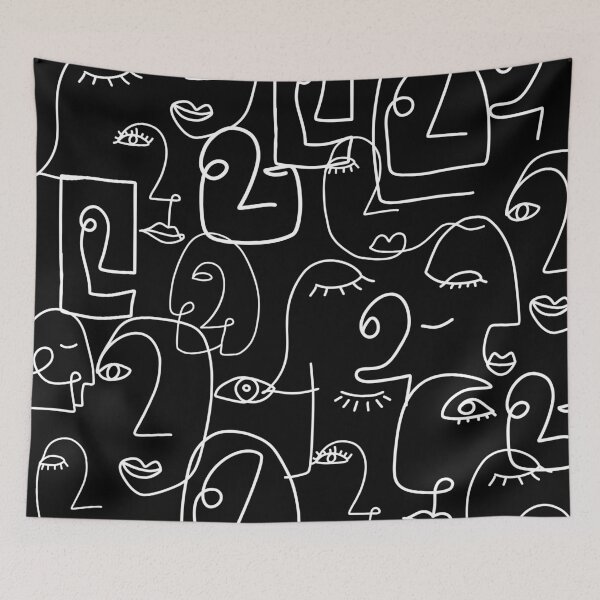 Item preview, Abstract Face Doodle designed and sold by Kr-It.