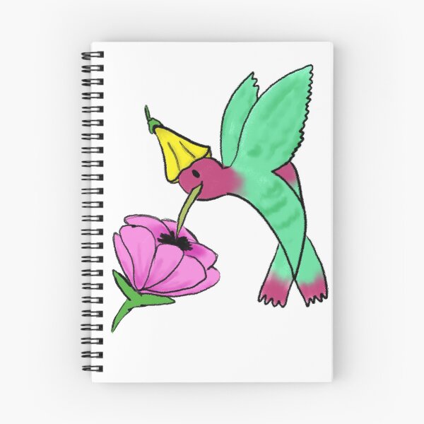 Item preview, Hummingbird with tulip hat designed and sold by KendallCreative.