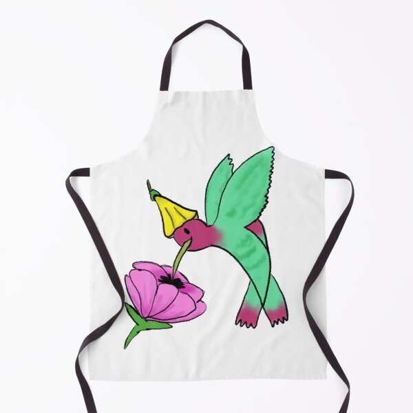 Item preview, Hummingbird with tulip hat designed and sold by KendallCreative.