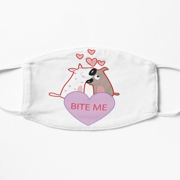 Happy valentines day Flat Mask