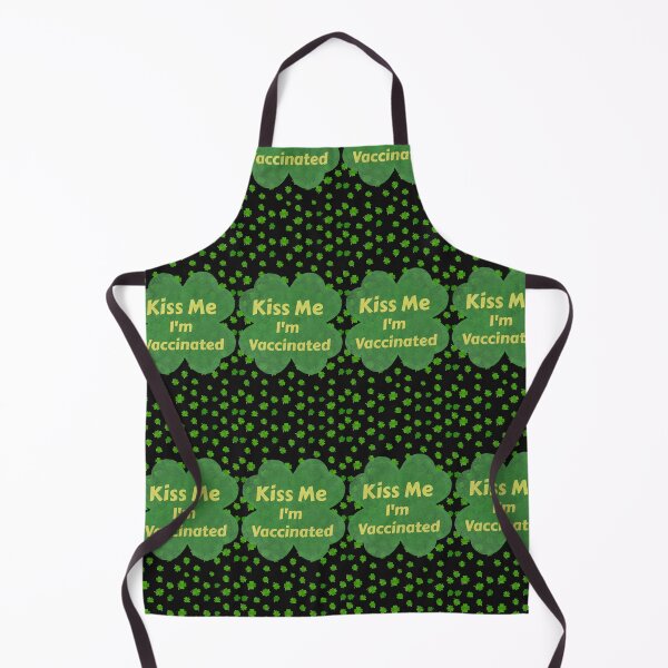 Item preview, Kiss me I'm Vaccinated, 4 leaf clover designed and sold by msify.
