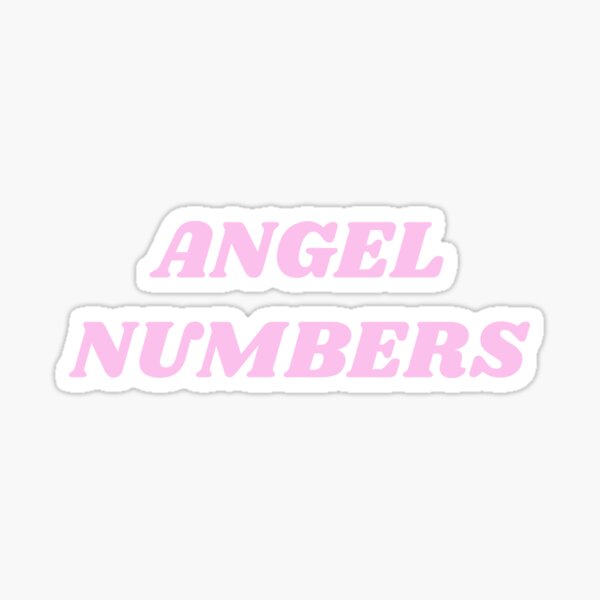 ANGEL NUMBERS Sticker