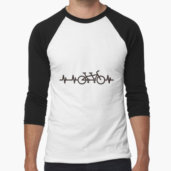 Item preview, Tandem bike and heartbeat symbol designed and sold by nikolae.