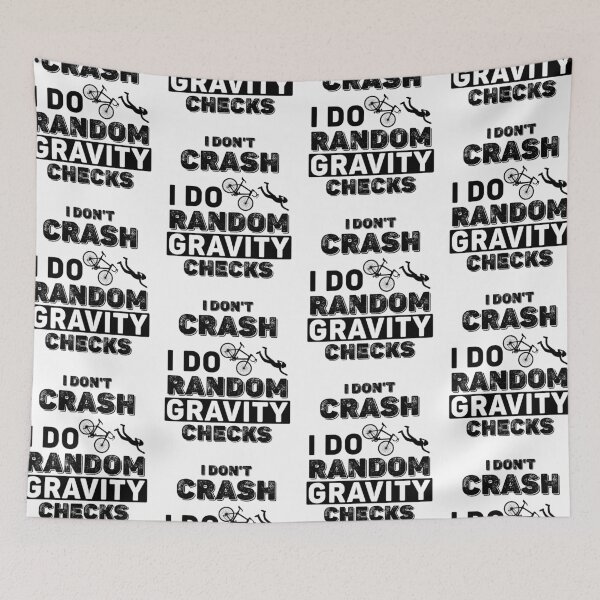 Item preview, Gravity Checks Cycopath - Funny Cycling Lover Pun designed and sold by Scratches Tees.