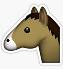 Emoji Pferd Sticker