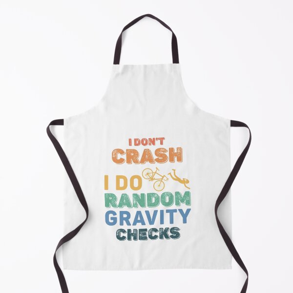 Item preview, Gravity Checks Cycopath - Funny Cycling Pun Vintage Retro designed and sold by Scratches Tees.