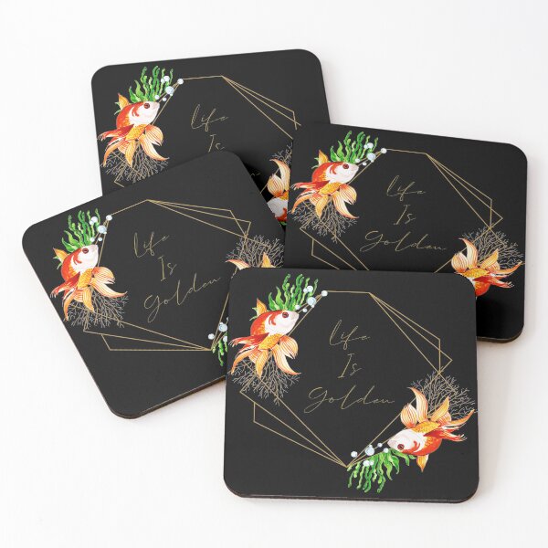 Item preview, Goldfish Geometric Fish Keepers Life Is Golden designed and sold by JRRTs.