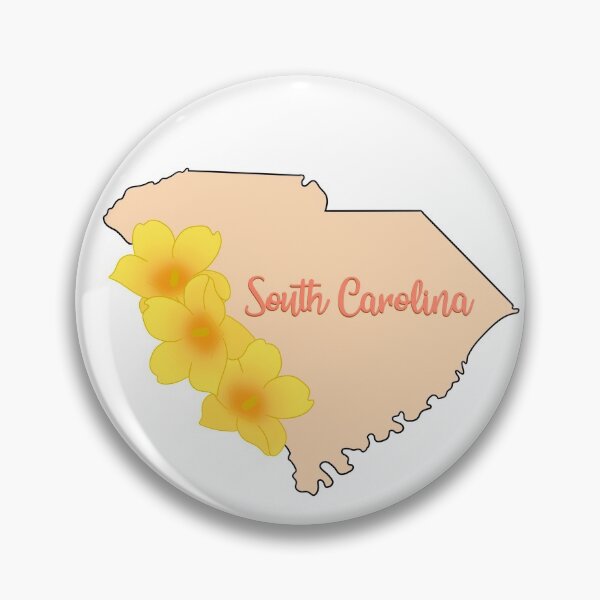 Item preview, South Carolina Flower Orange designed and sold by aliciaramones.