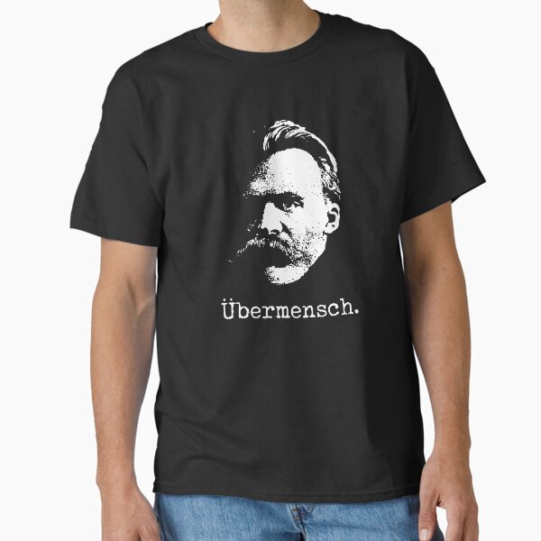 Item preview, Nietzsche - Ubermensch Portrait designed and sold by The Philosopher's Shirt.