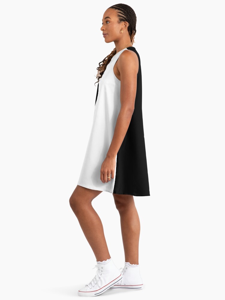 Black And White Half And Half" A-Line Dress for Sale by rewstudio |  Redbubble