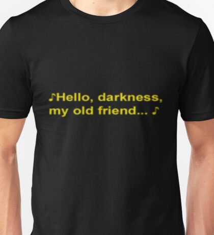 Hello Tenebre My Old Friend Divertente Guinness T-Shirt 100% IN Cotone - Foto 3