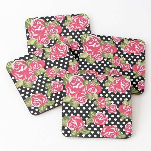 Item preview, Roses and Polka Dots designed and sold by LisaRoseDesigns.