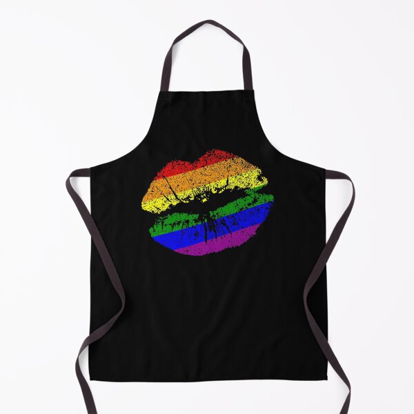 Item preview, Lgbt Rainbow Kissing Lips Essential Sticker designed and sold by Love2MakeArt.