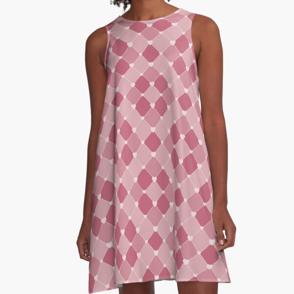 Item preview, Hearts and rhombuses in dusty pink tones designed and sold by IoanaHraball.
