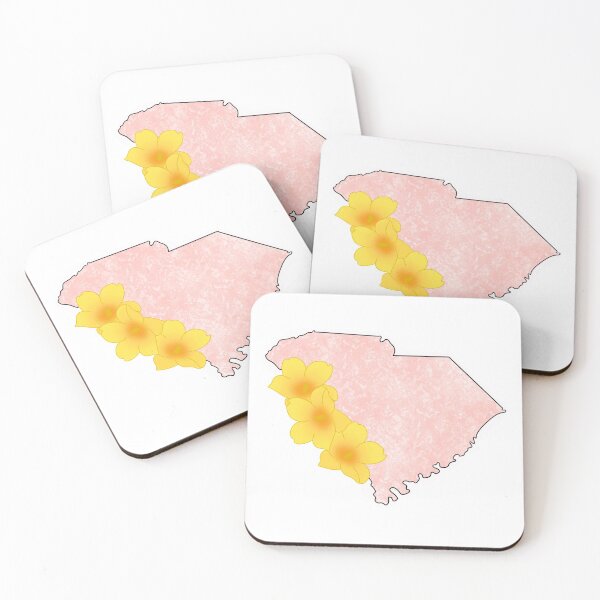 Item preview, South Carolina Flower Pink Watercolor designed and sold by aliciaramones.