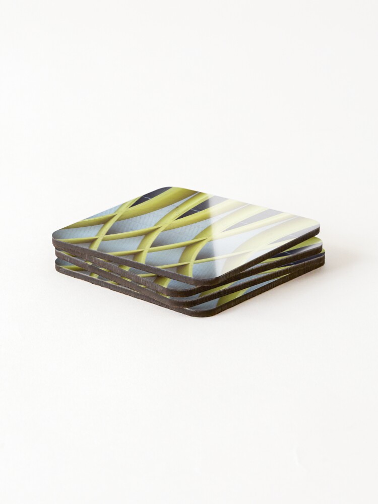 Thumbnail 4 of 5, Coasters (Set of 4), Abstract structure designed and sold by davidhemets.