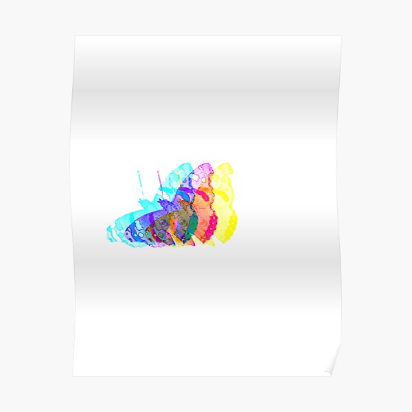 Butterfly Admiral Vanessa Atalanta Poster