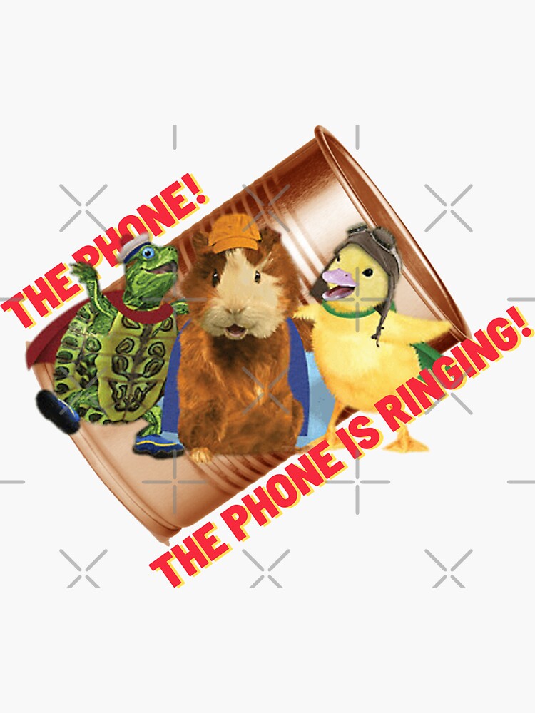 Wonder Pets The Phone Is Ringing Ringtone "The Phone Is Ringing! Wonder Pets" Sticker for Sale by welcometoheck
