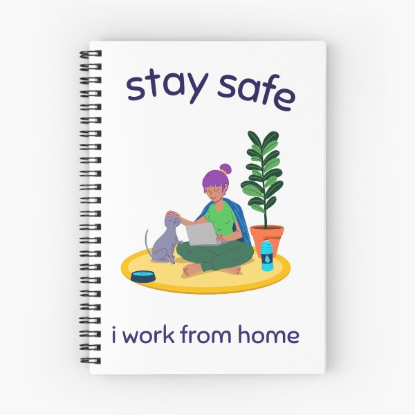 Item preview, I Work From Home (for ladies) designed and sold by my-green-gecko.