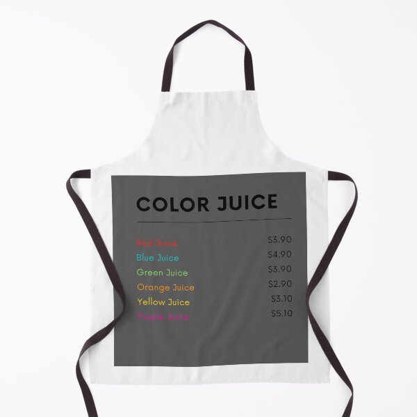 Item preview, Color Juice Menu Prices designed and sold by dino8.
