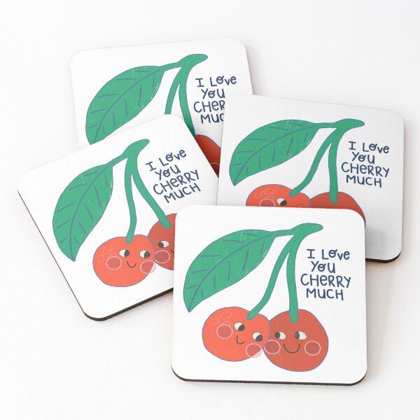 Item preview, I love you cherry much designed and sold by PeachCatDesigns.
