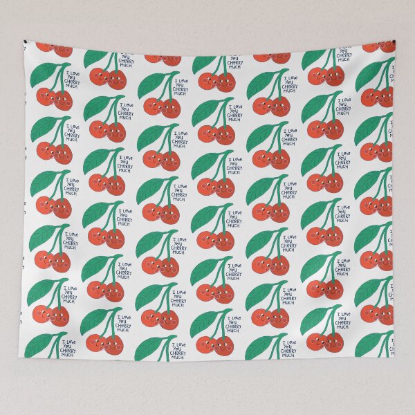 Item preview, I love you cherry much designed and sold by PeachCatDesigns.