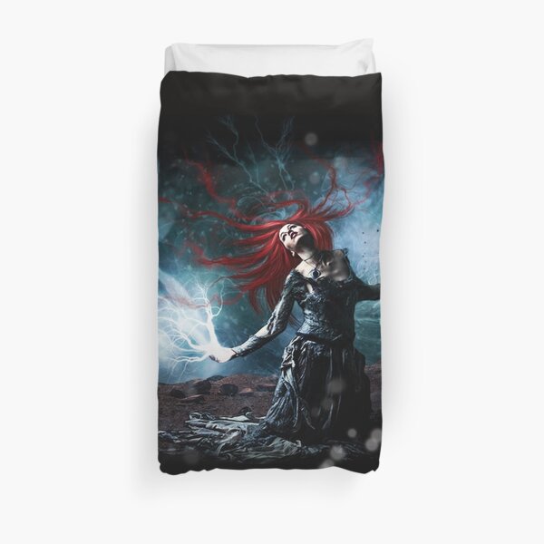 Eve and the Apple - Original Artwork Print Duvet Cover