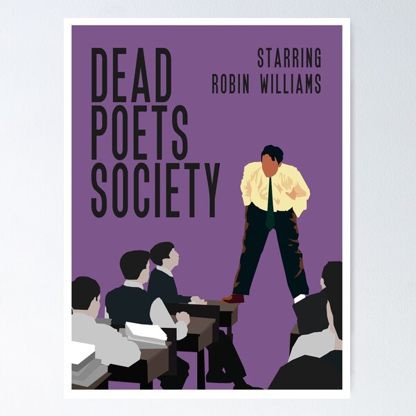 Artikel-Vorschau von Simplistic Dead Poets Society Plakatgestaltung, designt und verkauft von Miggy21.